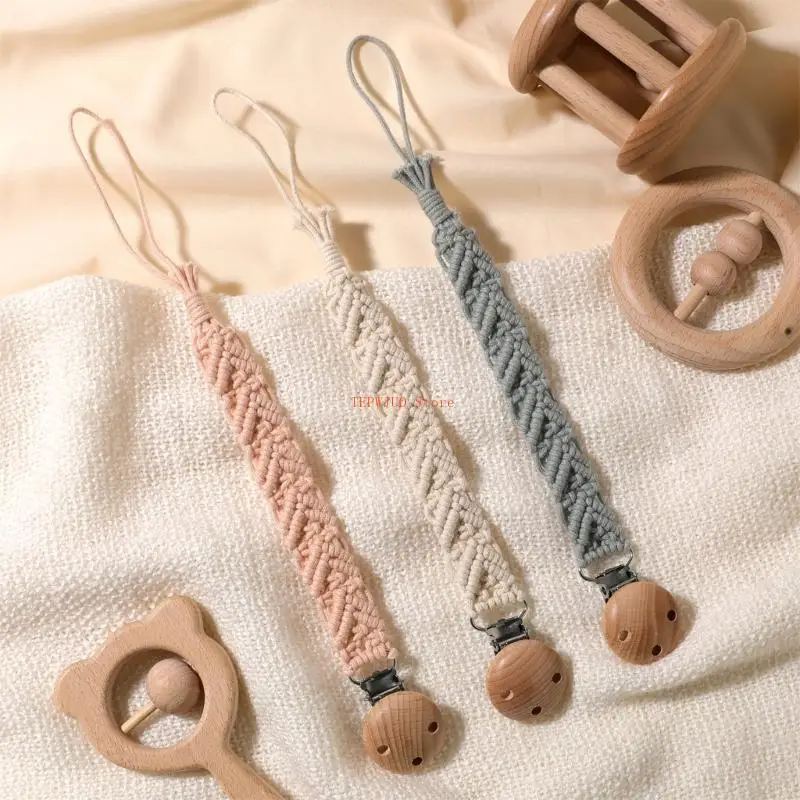 U50F Pack of 3pcs Baby Pacifier Clip Chain Handwoven Teether Holder Organiser Belt
U50F Pack of 3pcs Baby Pacifier Clip Chain Handwoven Teether Holder Organiser Belt