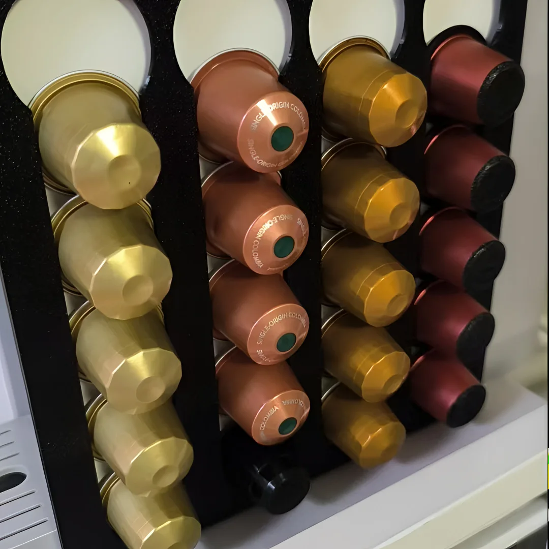 Cross-border Coffee Capsule Storage Coffee Capsule Rack No Drilling Adhesive for Wall or Desk
Cross-border Coffee Capsule Storage Coffee Capsule Rack No Drilling Adhesive for Wall or Desk