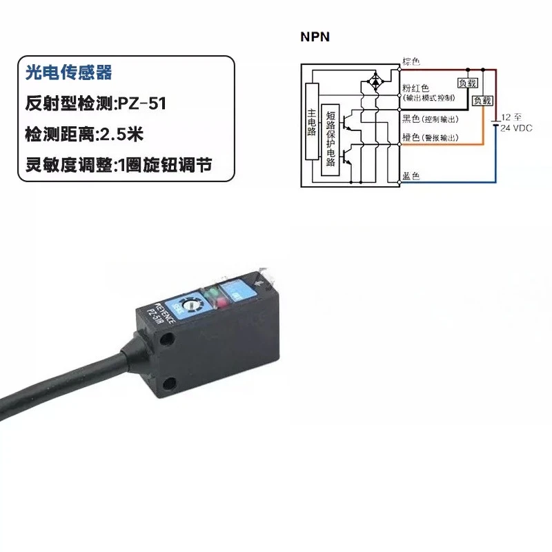 Photoelectric sensor radiation type PZ-51/PZ-51L
Photoelectric sensor radiation type PZ-51/PZ-51L