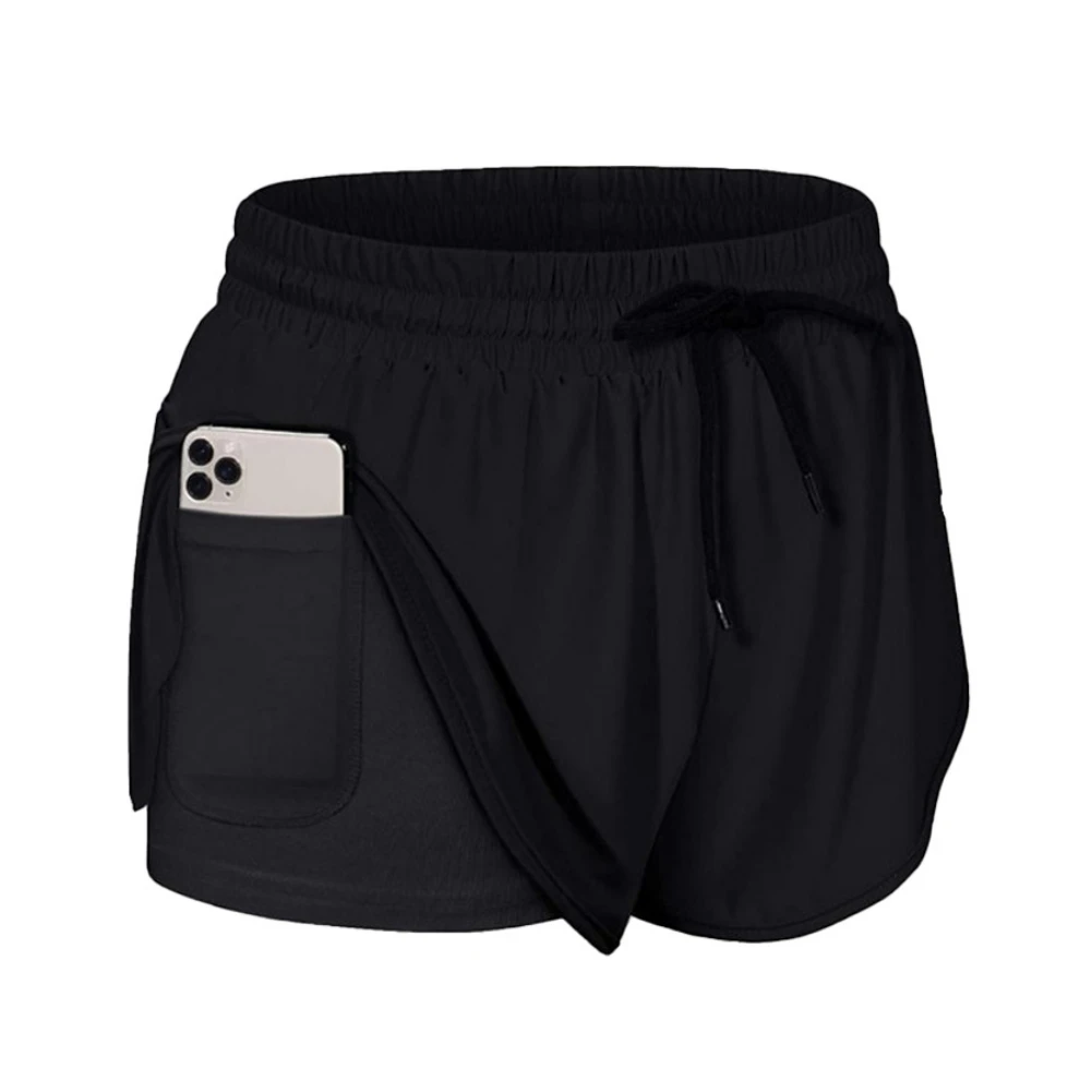 Women's Fake Two-Piece Running Workout Shorts 2 in 1 Double Layer Athletic Yoga Short Gym Pants With Pockets
Women's Fake Two-Piece Running Workout Shorts 2 in 1 Double Layer Athletic Yoga Short Gym Pants With Pockets