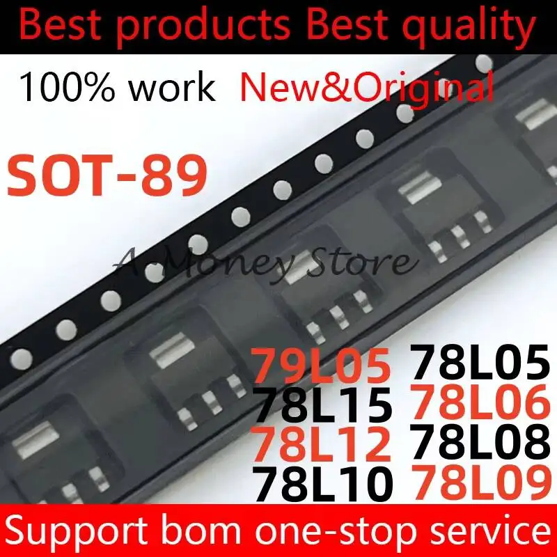 (20pcs)78L09 78L10 78L12 78L15 79L05 78L05 78L06 78L08 SOT-89
(20pcs)78L09 78L10 78L12 78L15 79L05 78L05 78L06 78L08 SOT-89