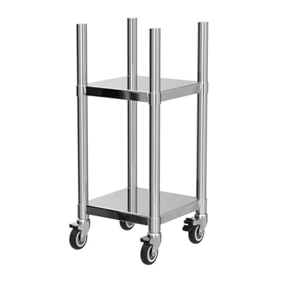 14 x 14 Stainless Steel Rice Warmer Stand with Wheels and Brakes for Commercial Food Warmers and Large Rice Cookers Adjustable
14 x 14 Stainless Steel Rice Warmer Stand with Wheels and Brakes for Commercial Food Warmers and Large Rice Cookers Adjustable