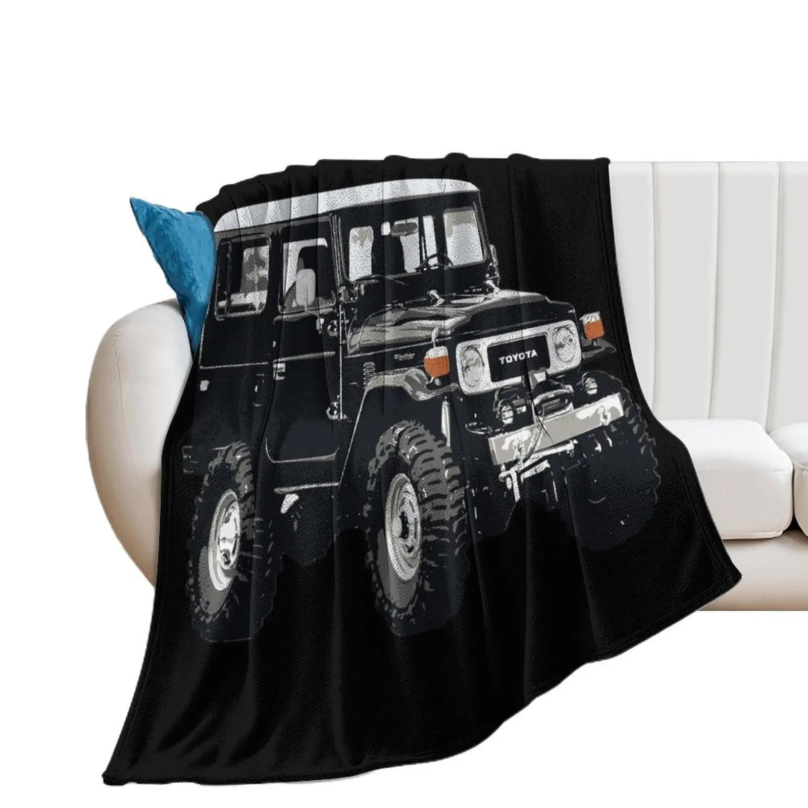 Land Cruiser FJ40 4x4 (on black) Throw Blanket Soft Big Stuffeds warm for winter Blankets
Land Cruiser FJ40 4x4 (on black) Throw Blanket Soft Big Stuffeds warm for winter Blankets