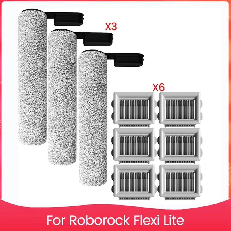 Replacement Accessories For Roborock Flexi Lite Vacuum Cleaner Main Roller Brushes And Hepa Filters Parts Kit
Replacement Accessories For Roborock Flexi Lite Vacuum Cleaner Main Roller Brushes And Hepa Filters Parts Kit