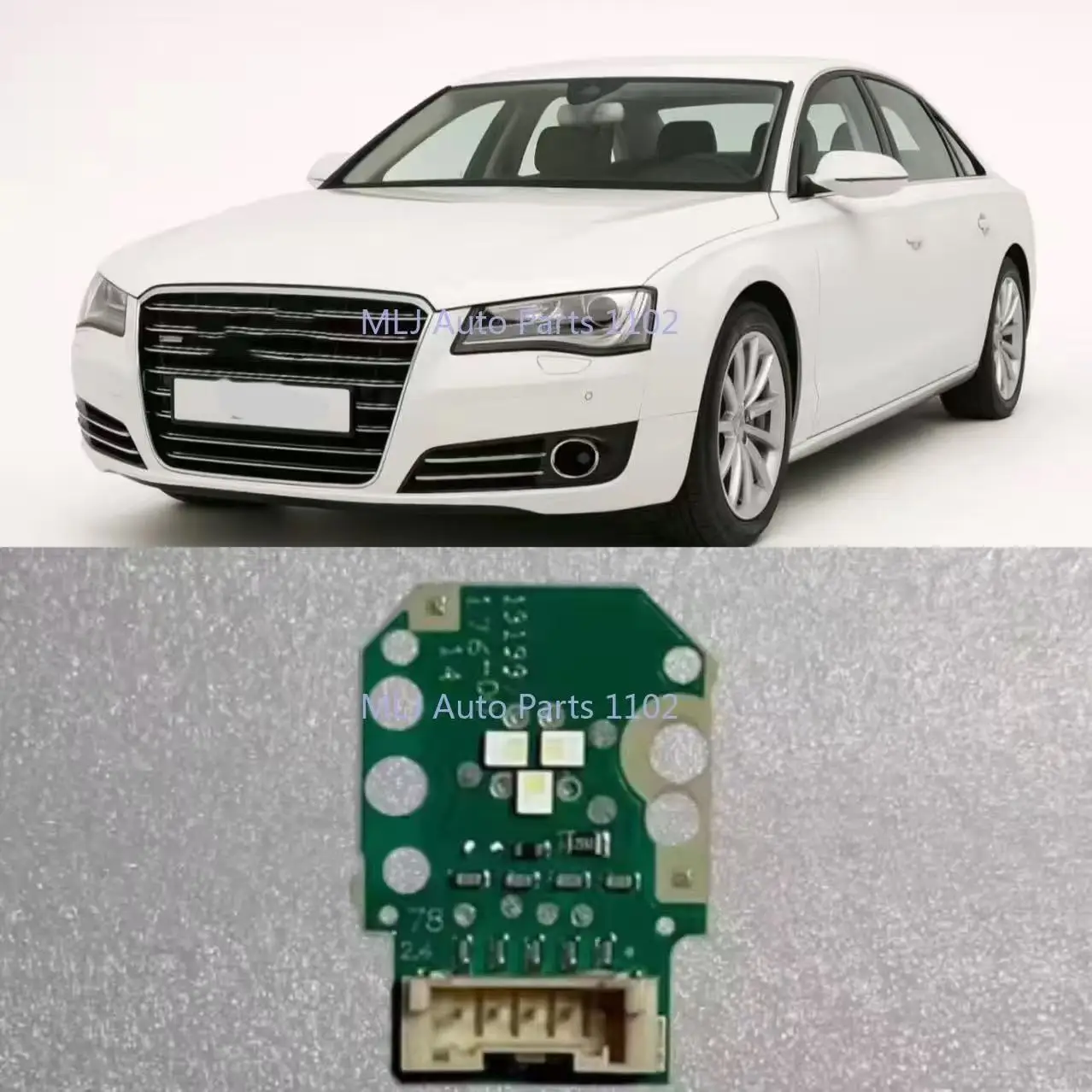 For Audi A8 D4 2014-2017 Board PCB Car LED white headlight DRL chip Ballast white microchip Angel Eyes Daytime running
For Audi A8 D4 2014-2017 Board PCB Car LED white headlight DRL chip Ballast white microchip Angel Eyes Daytime running