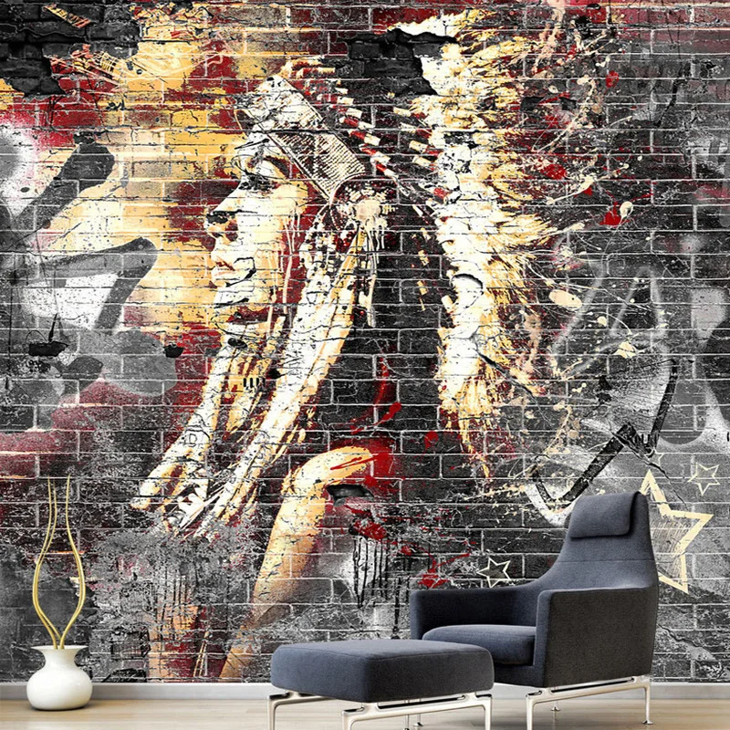 Custom Wallpaper Murals 3D Graffiti Art Wood Grain Brick Wall Mural Retro Characteristic Cafe Restaurant Wall Covering Wallpaper
Custom Wallpaper Murals 3D Graffiti Art Wood Grain Brick Wall Mural Retro Characteristic Cafe Restaurant Wall Covering Wallpaper