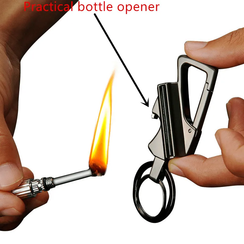 Multifunctional Keychain Lighter with 10000 Matches Outdoor Waterproof Portable for Camping And Travel,Cigarette accessories
Multifunctional Keychain Lighter with 10000 Matches Outdoor Waterproof Portable for Camping And Travel,Cigarette accessories