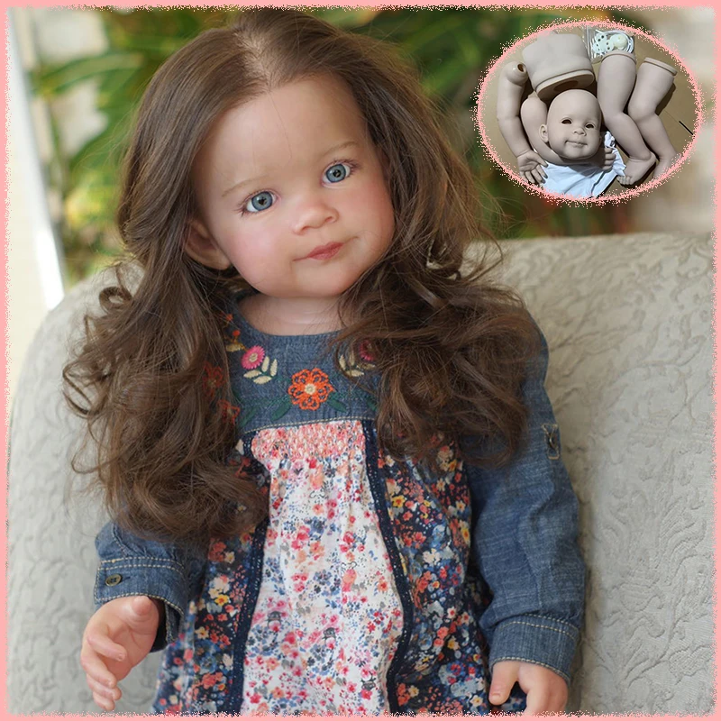 Reborn Doll Kit Ziva Huge Size 30inch Toddler Girl Unfinished Unpainted Unassembled for Artists DIY Doll Parts Collectible Doll
Reborn Doll Kit Ziva Huge Size 30inch Toddler Girl Unfinished Unpainted Unassembled for Artists DIY Doll Parts Collectible Doll