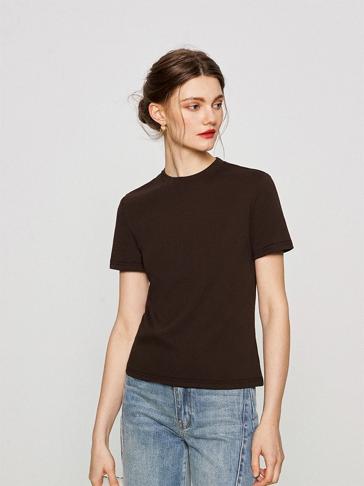 Мягкая, удобная, круглая, с коротким рукавом, на флисовой подкладке, утягивающая футболка для женщин, для повседневной носки, из хлопка, летняя, модная, приталенного кроя.
Мягкая, удобная, круглая, с коротким рукавом, на флисовой подкладке, утягивающая футболка для женщин, для повседневной носки, из хлопка, летняя, модная, приталенного кроя.