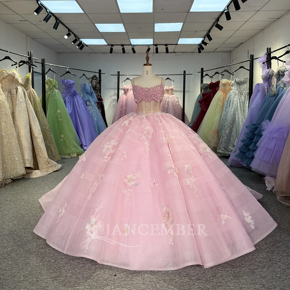 Элегантное бальное платье принцессы, платье Quinceanera, 3D цветок на тонких бретельках, квадратный воротник, милое платье 16, Vestido De 15 Quinceaneras
Элегантное бальное платье принцессы, платье Quinceanera, 3D цветок на тонких бретельках, квадратный воротник, милое платье 16, Vestido De 15 Quinceaneras