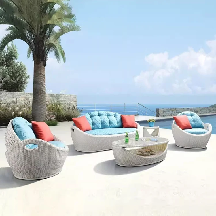 # Modern Exquisite Basket Shaped Outdoor Garden Furniture Synthetic Woven Rattan Wicker Sofas Set
# Modern Exquisite Basket Shaped Outdoor Garden Furniture Synthetic Woven Rattan Wicker Sofas Set