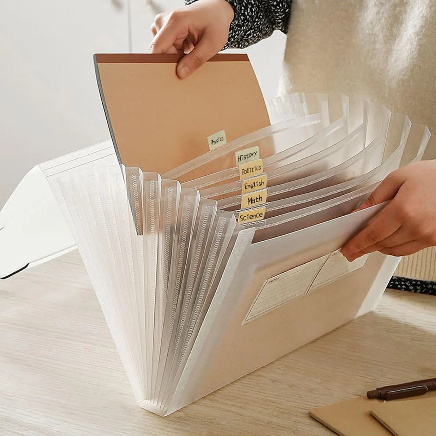 File Folder with Tabs, 13 Pockets File Organizer Accordion File Holder ,with Elastic Buckles Closure, A4 Paper
File Folder with Tabs, 13 Pockets File Organizer Accordion File Holder ,with Elastic Buckles Closure, A4 Paper