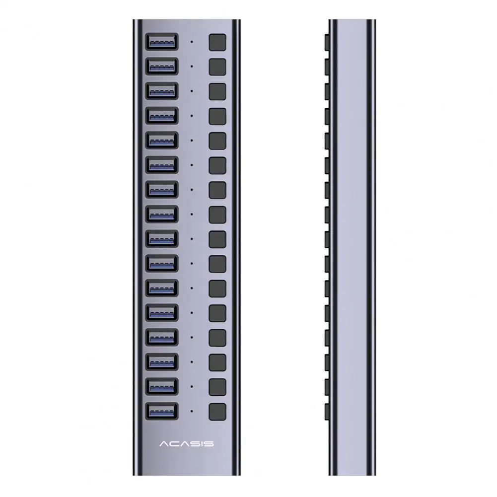 Useful Plug Play 13/16 Ports USB3.0 Hub Multi Splitter Adapter Multifunctional with Switch USB Hub Adapter for PC
Useful Plug Play 13/16 Ports USB3.0 Hub Multi Splitter Adapter Multifunctional with Switch USB Hub Adapter for PC