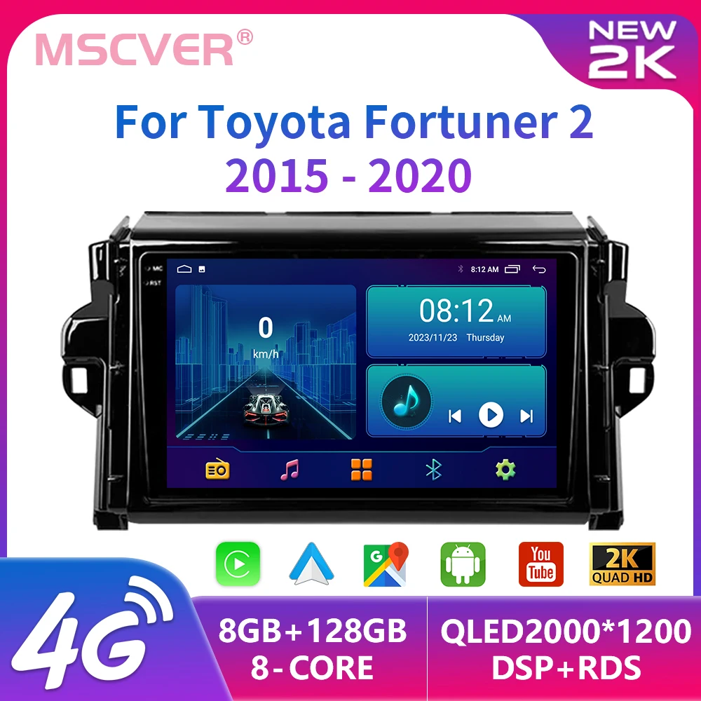 2Din Android для Toyota Fortuner 2 2015-2020 автомобильное радио, мультимедийный видеоплеер, GPS-навигация, стерео, Carplay, Авторадио, головное устройство
2Din Android для Toyota Fortuner 2 2015-2020 автомобильное радио, мультимедийный видеоплеер, GPS-навигация, стерео, Carplay, Авторадио, головное устройство