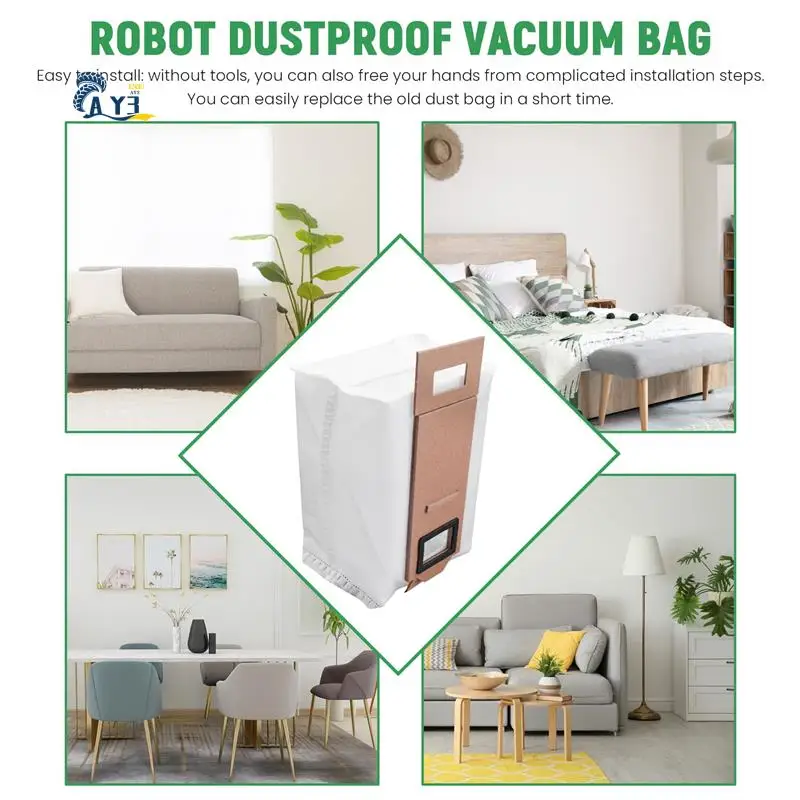 AY03-10 Pack Vacuum Bag For Roborock S7 Dust Bag Replacement Compatible For Roborock S7 T7S T7S Plus Vacuum Cleaner
AY03-10 Pack Vacuum Bag For Roborock S7 Dust Bag Replacement Compatible For Roborock S7 T7S T7S Plus Vacuum Cleaner