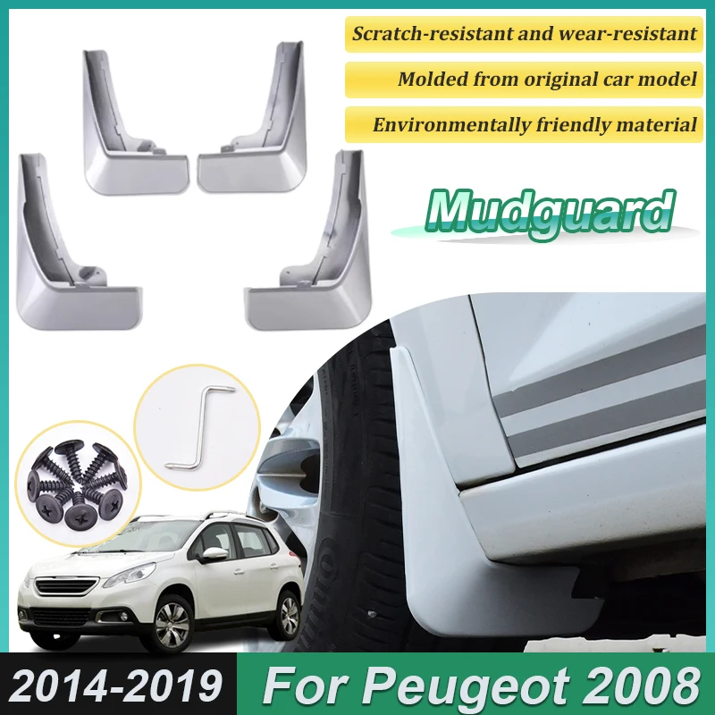 4PCS For Peugeot 2008 2014 Accessories 2014-2019 Mudflaps Front Mudguards Rear Muds Guards Wheels Flaps Fenders Car Accessories
4PCS For Peugeot 2008 2014 Accessories 2014-2019 Mudflaps Front Mudguards Rear Muds Guards Wheels Flaps Fenders Car Accessories