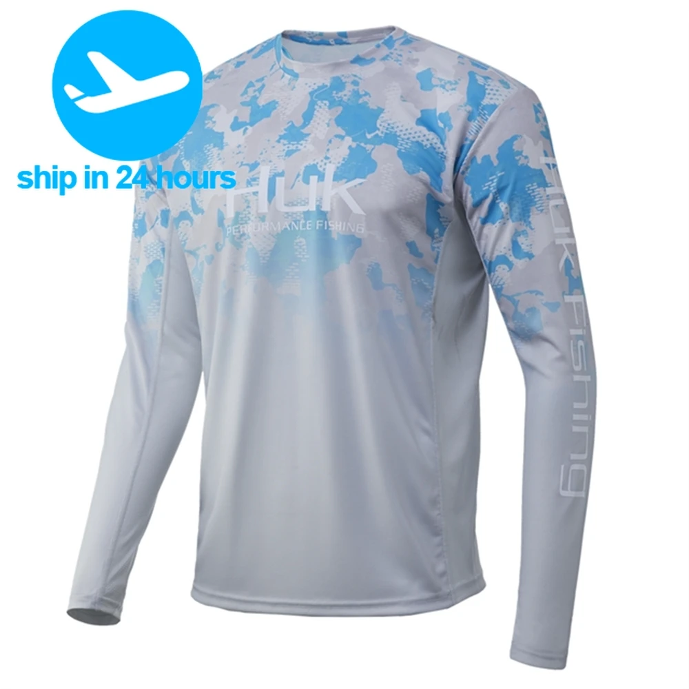HUK Fishing Shirt Long Sleeve Uv Protection Fishing Clothing Man Outdoor Summer Fishing Apparel UPF 50 Performance Tops
HUK Fishing Shirt Long Sleeve Uv Protection Fishing Clothing Man Outdoor Summer Fishing Apparel UPF 50 Performance Tops