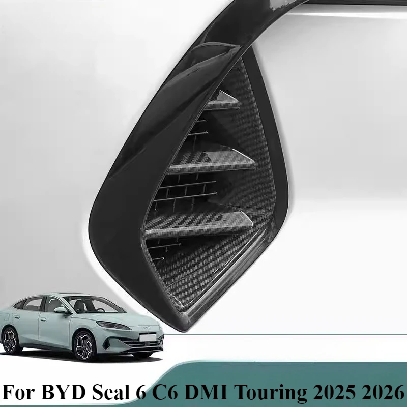 For BYD Seal 6 C6 DMI Touring 2025 2026 Front Bumper Air Intake Protective Cover Car Styling Modification Accessories
For BYD Seal 6 C6 DMI Touring 2025 2026 Front Bumper Air Intake Protective Cover Car Styling Modification Accessories