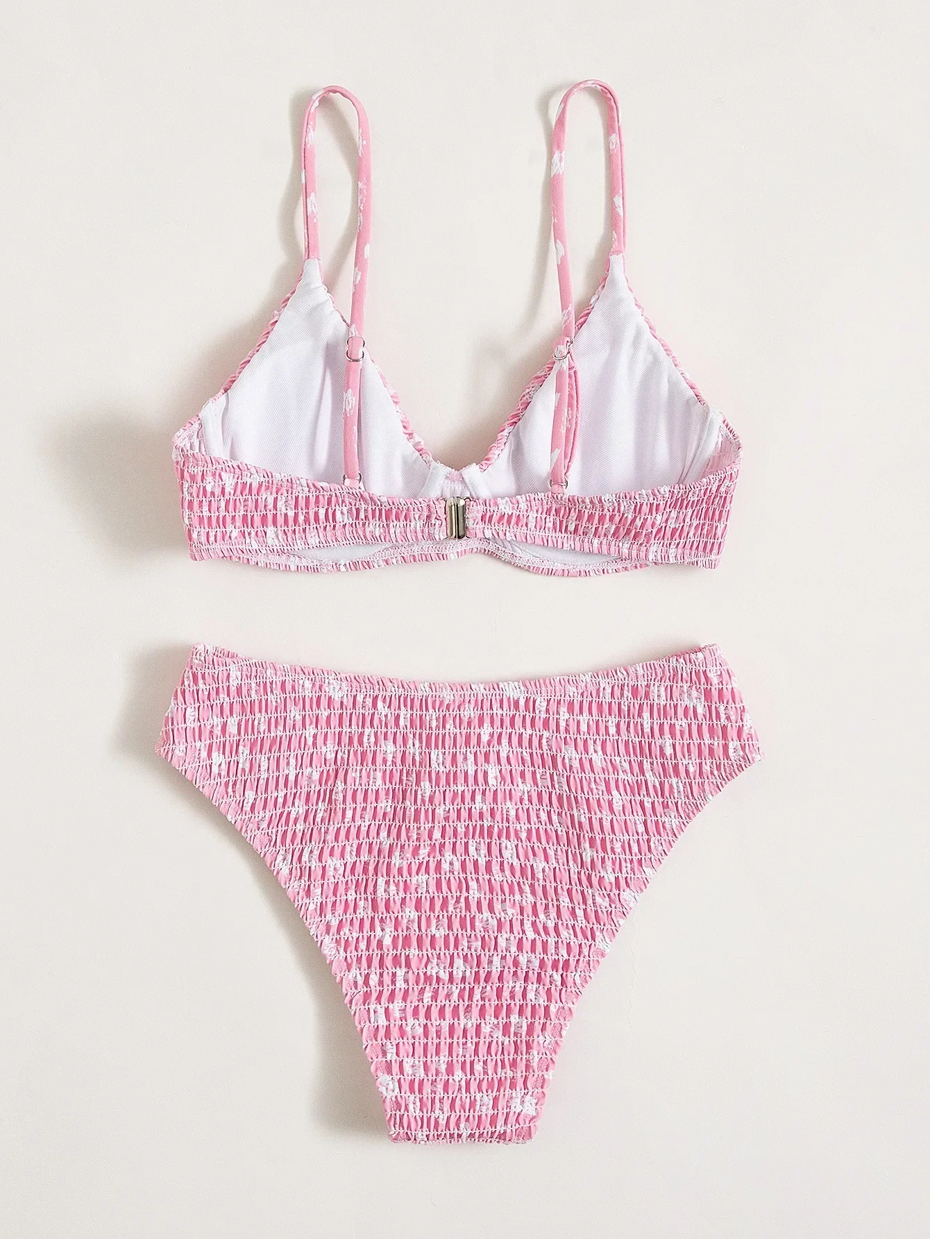 Push Up High Waist Bikini Sets Sexy Smocked Brazilian Biquini Swimsuit Pink Swimwear Women 2025 Bathing Suits Korean Beach Wear
Push Up High Waist Bikini Sets Sexy Smocked Brazilian Biquini Swimsuit Pink Swimwear Women 2025 Bathing Suits Korean Beach Wear