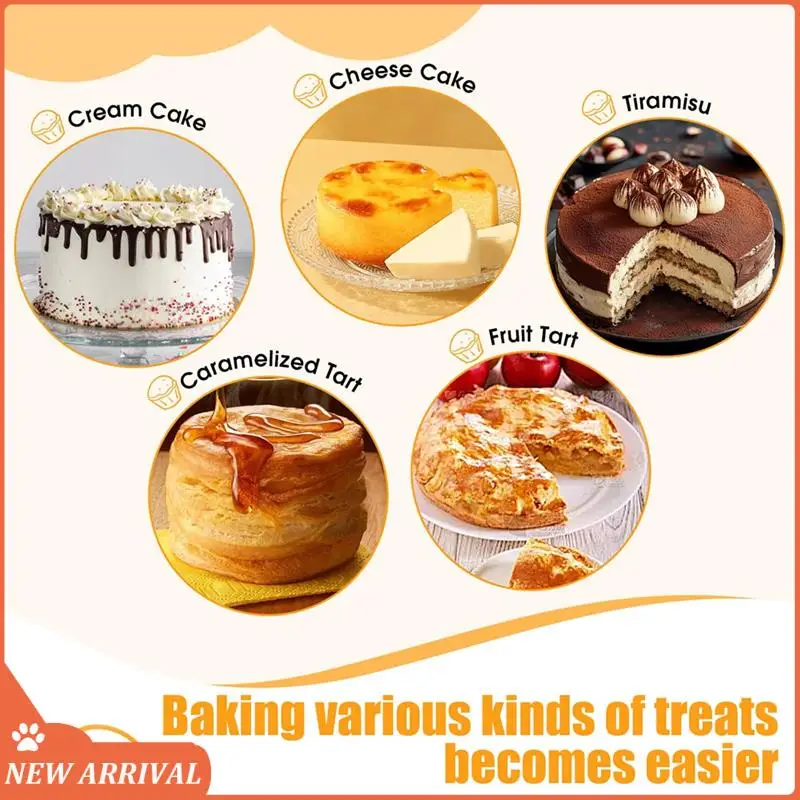 Emption!8 Inch Round Cake Pan, Nonstick Cake Pans With 100 PCS Parchment Paper, Carbon Steel Cake Baking Pans With Handle
Emption!8 Inch Round Cake Pan, Nonstick Cake Pans With 100 PCS Parchment Paper, Carbon Steel Cake Baking Pans With Handle