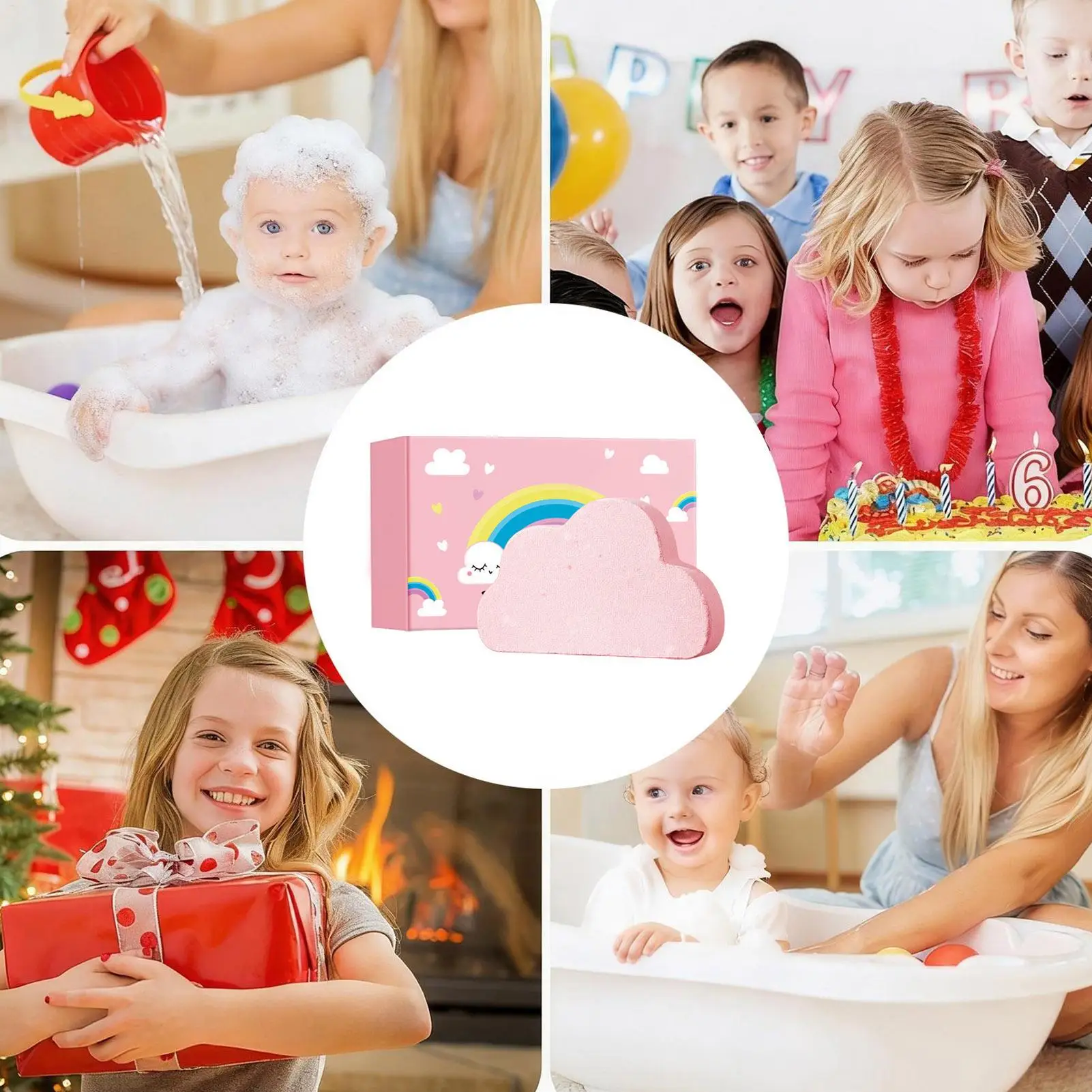 Rainbow Bath Ball Safe Colorful Fun Rainbow Cloud Game Kids Bath Game for Boys Girls Son Daughter Friends Bathtub Family Time
Rainbow Bath Ball Safe Colorful Fun Rainbow Cloud Game Kids Bath Game for Boys Girls Son Daughter Friends Bathtub Family Time