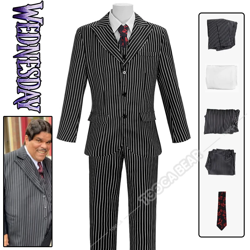 Gomez Florencia Addams Cosplay Costume Uniform Suit Wednesday Season 2 Father Gomez Tie Shirt Pants Halloween Men
Gomez Florencia Addams Cosplay Costume Uniform Suit Wednesday Season 2 Father Gomez Tie Shirt Pants Halloween Men