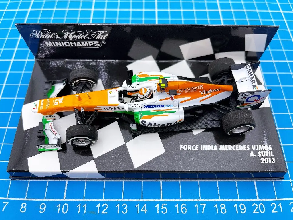 Minichamps 1:43 F1 VJM06 Sutil 2013, коллекционная статическая модель автомобиля из смолы и металла, подарок
Minichamps 1:43 F1 VJM06 Sutil 2013, коллекционная статическая модель автомобиля из смолы и металла, подарок