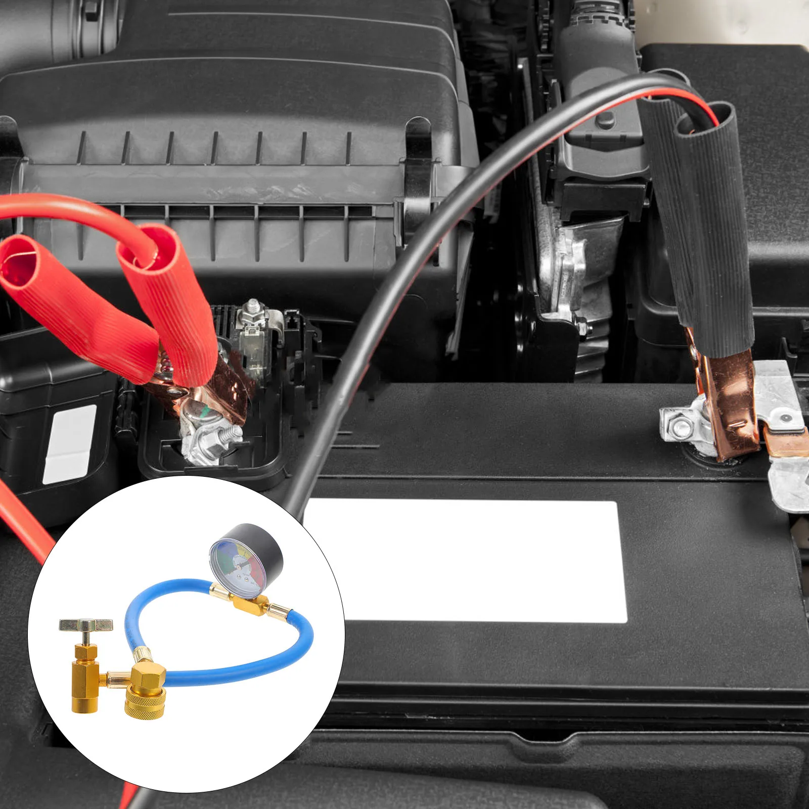 Refrigerant Charging Hose with Gauge for Car Air Conditioning System 1 2 Thread Fitment Durable Construction Travel
Refrigerant Charging Hose with Gauge for Car Air Conditioning System 1 2 Thread Fitment Durable Construction Travel