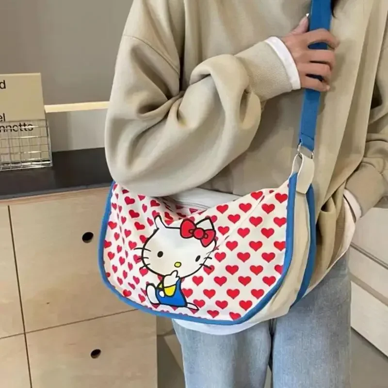 Sanrio Hello Kitty Handbag Miniso Anime Cartoon Cute Canvas Messenger Bag Fashion Shoulder Bag Charm Girls Holiday Gifts
Sanrio Hello Kitty Handbag Miniso Anime Cartoon Cute Canvas Messenger Bag Fashion Shoulder Bag Charm Girls Holiday Gifts