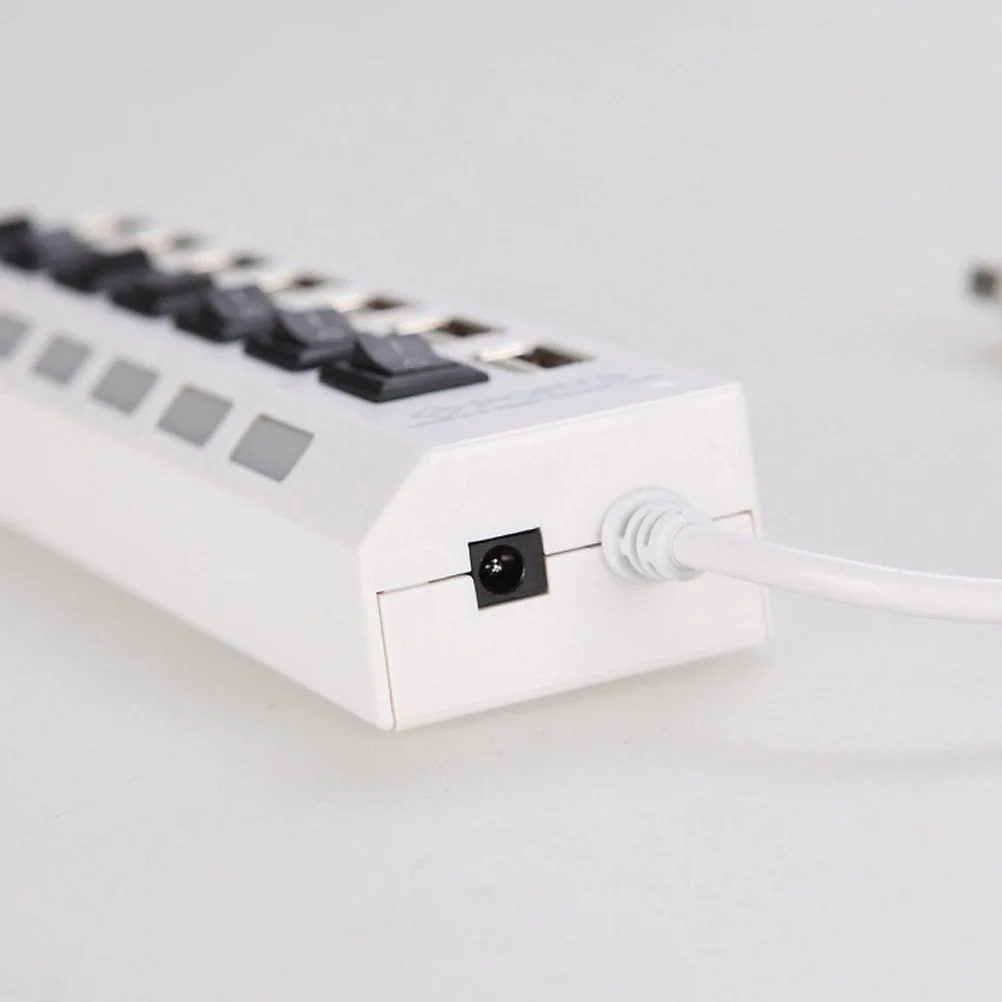 7 Ports USB Hub for Laptop Computer Splitter Adapter Power Supply Durable 2.0 Downward Compatible Individual LED
7 Ports USB Hub for Laptop Computer Splitter Adapter Power Supply Durable 2.0 Downward Compatible Individual LED