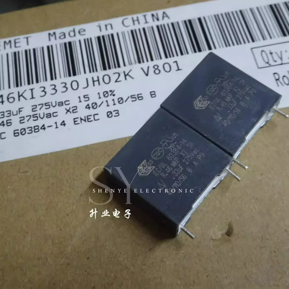 10pcs/lot AV R46 0.33uf 275VAC 330nf u33 334 K Brand New 15mm Film Capacitor (Height: 18mm) R46KI3330JH02K
10pcs/lot AV R46 0.33uf 275VAC 330nf u33 334 K Brand New 15mm Film Capacitor (Height: 18mm) R46KI3330JH02K