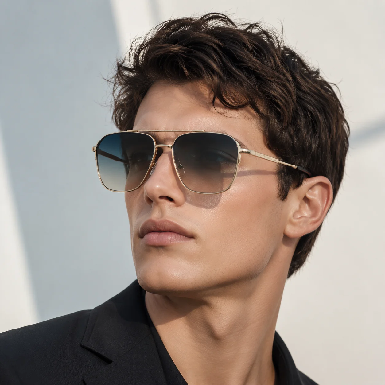 Men's Retro Double Bridge Square Sunglasses, UV400 PC Lenses, Outdoor Travel, Fashion, Driving, Stage & Party Use
Men's Retro Double Bridge Square Sunglasses, UV400 PC Lenses, Outdoor Travel, Fashion, Driving, Stage & Party Use