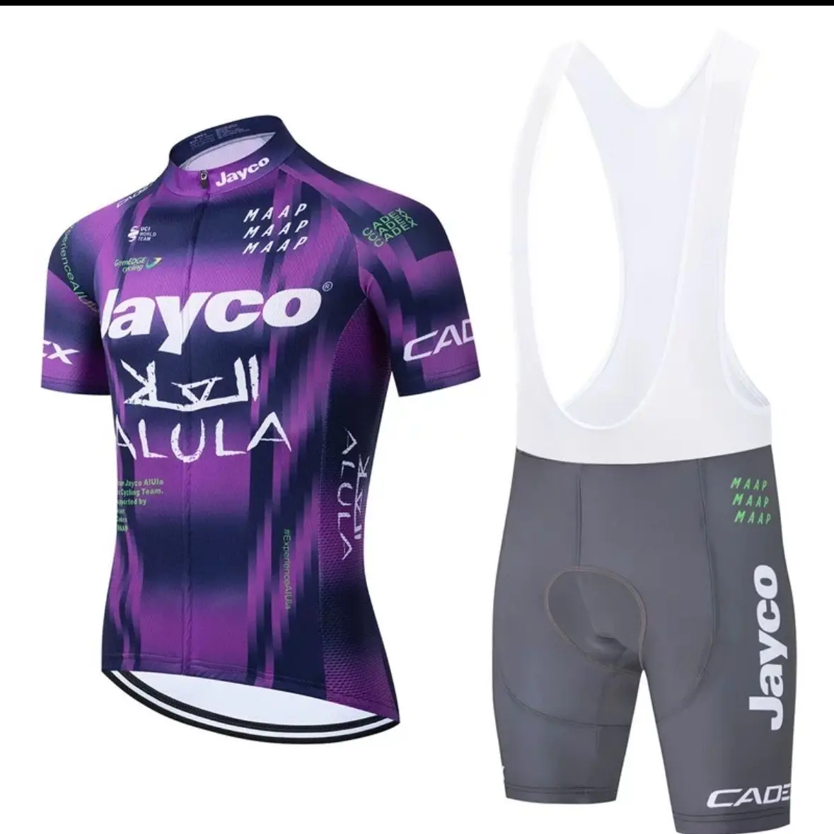 Popular joint JAYCO new competitive short-sleeved men's and women's cycling light and breathable road team short-sleeved
Popular joint JAYCO new competitive short-sleeved men's and women's cycling light and breathable road team short-sleeved