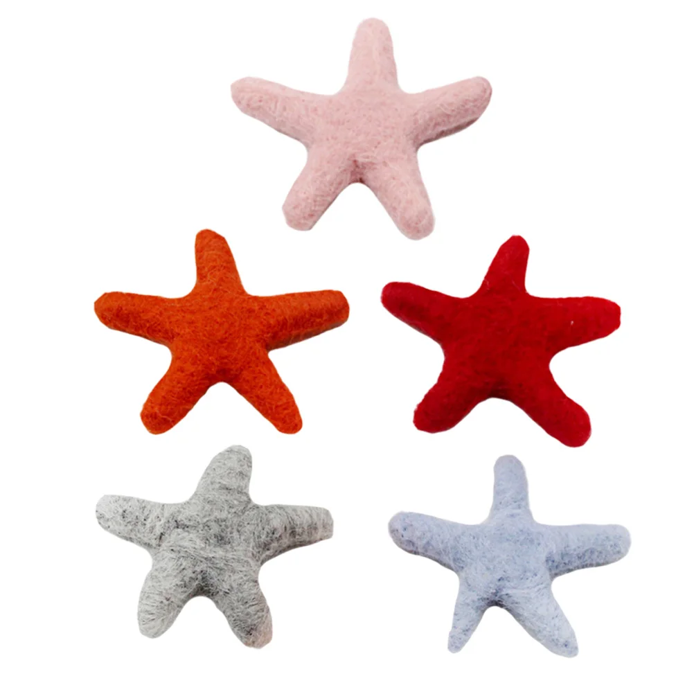 5 Pcs Felt Star Embellishments Wool Pendant Scene Layout Christmas Tree Ornaments
5 Pcs Felt Star Embellishments Wool Pendant Scene Layout Christmas Tree Ornaments
