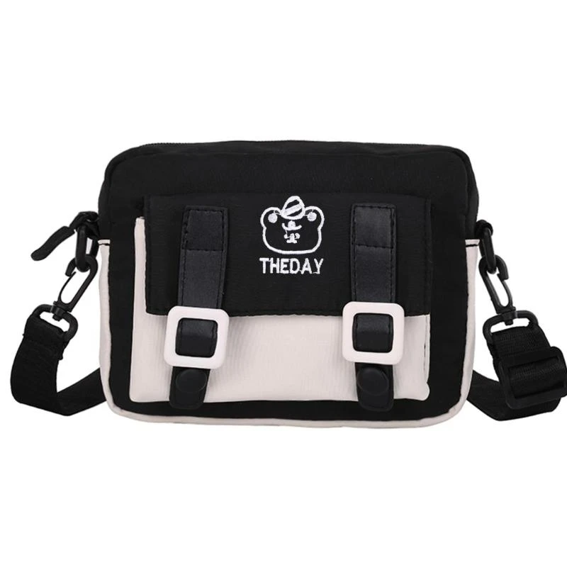 Women Nylon Bag Bear Embroidery Student Shoulder Crossbody Bags Small Satchel Reusable Beach Travel Purse 
Women Nylon Bag Bear Embroidery Student Shoulder Crossbody Bags Small Satchel Reusable Beach Travel Purse