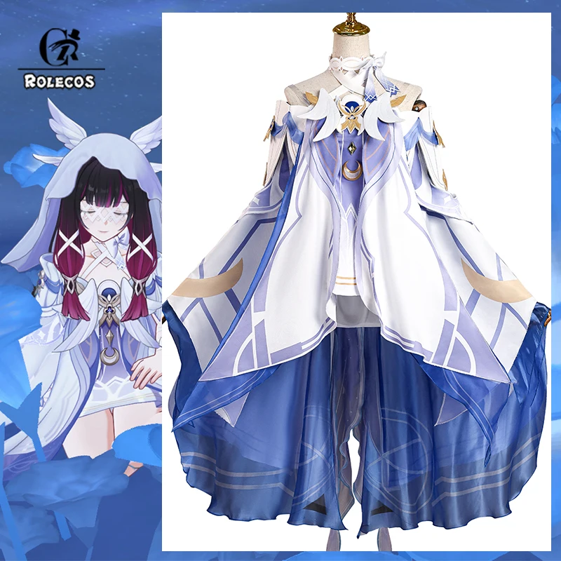 ROLECOS Game Genshin Impact Columbina Cosplay Costume The Damselette Columbina Halloween Women Dress Party Role Play Outfit
ROLECOS Game Genshin Impact Columbina Cosplay Costume The Damselette Columbina Halloween Women Dress Party Role Play Outfit
