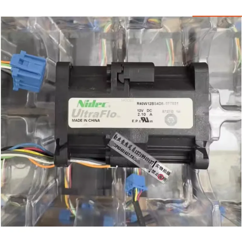 Nidec R40W12BS4D8-07T021 DC 12 В 2,10 А 40x40x56 мм 8-проводной охлаждающий вентилятор для сервера
Nidec R40W12BS4D8-07T021 DC 12 В 2,10 А 40x40x56 мм 8-проводной охлаждающий вентилятор для сервера