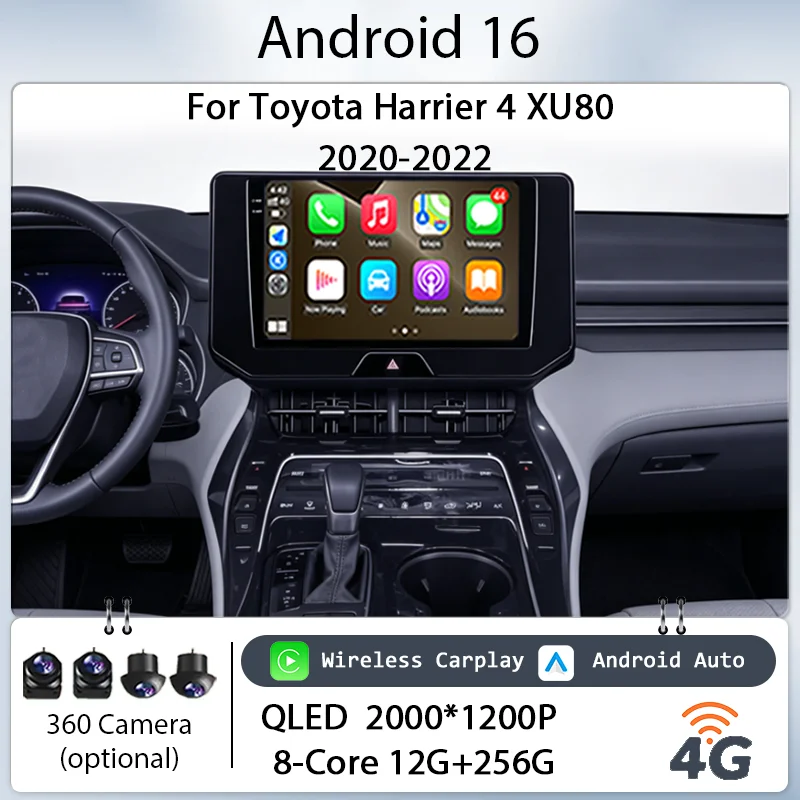 10" Android 16 Wireless CarPlay GPS Navi BT WiFi DSP for Toyota Harrier 4 XU80 2020-2022 IPS HD Touch Screen Stereo Unit Audio
10" Android 16 Wireless CarPlay GPS Navi BT WiFi DSP for Toyota Harrier 4 XU80 2020-2022 IPS HD Touch Screen Stereo Unit Audio
