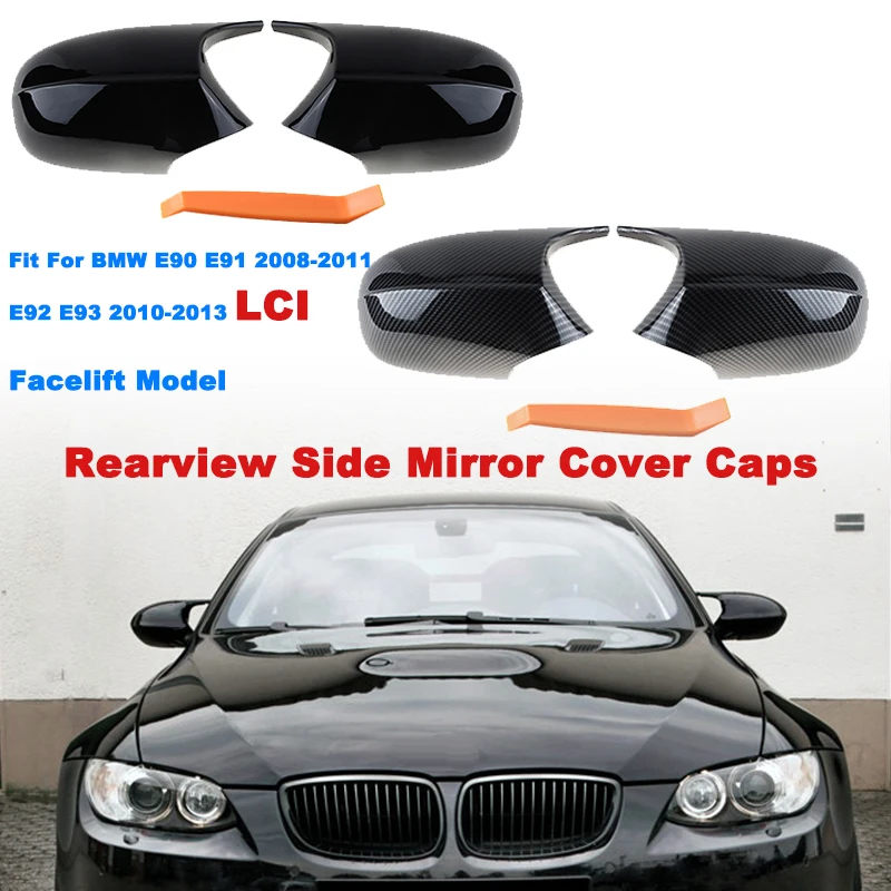 Fit For BMW E90 E91 2008-2011 E92 E93 2010-2013 LCI Facelift Model Rearview Mirror Cover Wing Side Mirror Caps Car Accessories
Fit For BMW E90 E91 2008-2011 E92 E93 2010-2013 LCI Facelift Model Rearview Mirror Cover Wing Side Mirror Caps Car Accessories