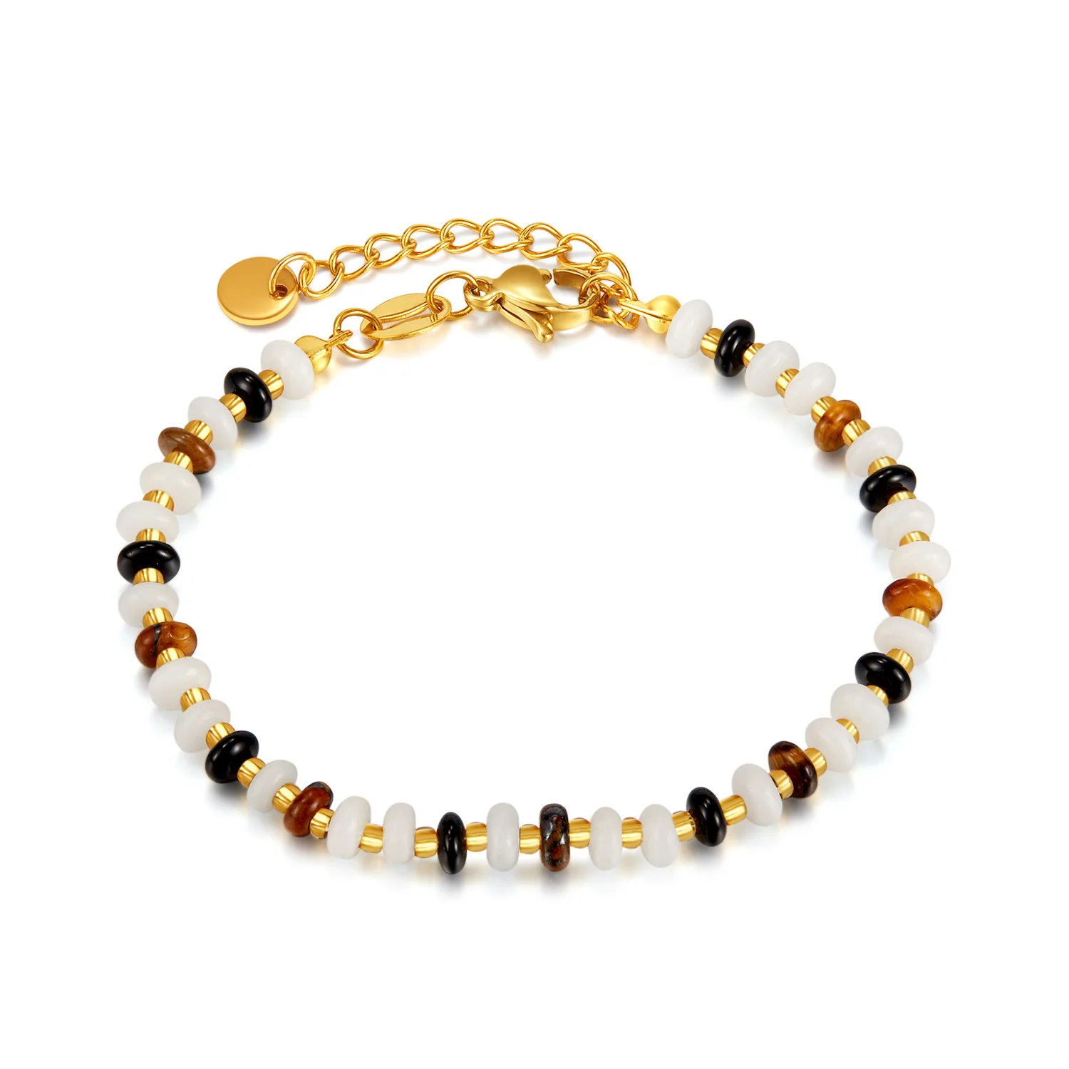 Bohemian Style Beaded Bracelet for Women – Retro Stainless Steel Tiger Eye Stone Dopamine Colorful Layered Wristband
Bohemian Style Beaded Bracelet for Women – Retro Stainless Steel Tiger Eye Stone Dopamine Colorful Layered Wristband