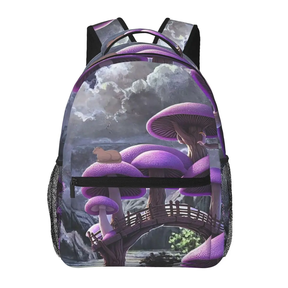 Cottagecore Purple Magic Mushroom Backpack Daypack Large Capacity Boys Girls BookBag Shoulder Bags for Men Women Kids School Bag
Cottagecore Purple Magic Mushroom Backpack Daypack Large Capacity Boys Girls BookBag Shoulder Bags for Men Women Kids School Bag