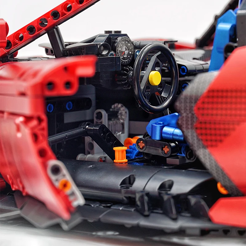 GULY 10623 The SF90 Limited Edition Metallic Red Bricks Sport Car Building Blocks Speed Vehicle Toy Christmas Gift For Boys Kids
GULY 10623 The SF90 Limited Edition Metallic Red Bricks Sport Car Building Blocks Speed Vehicle Toy Christmas Gift For Boys Kids