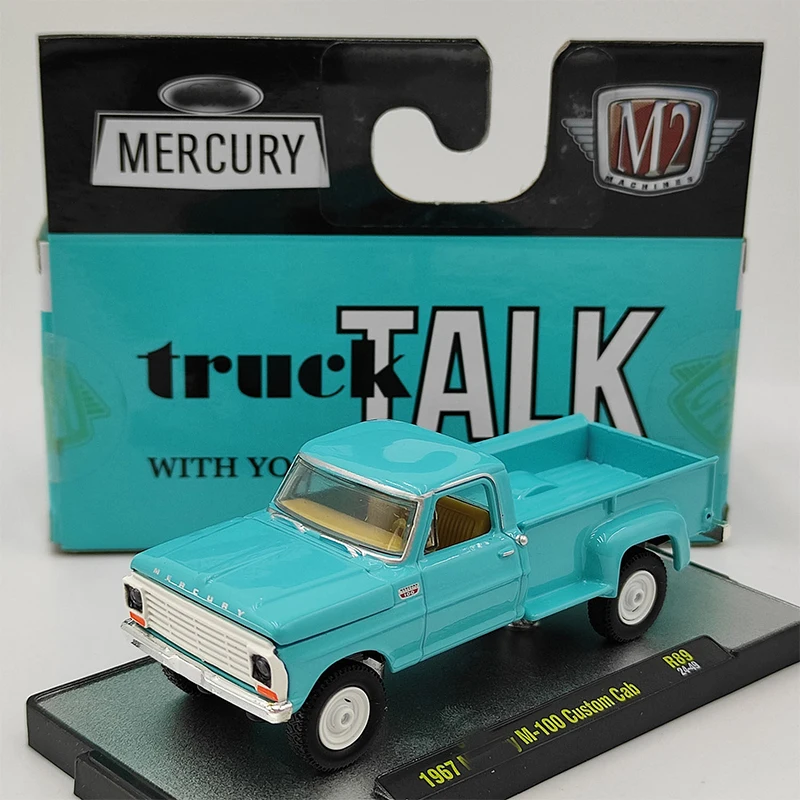 New M2 machine 1:64 simulation blue 1967 Mercury M-100 Custom cab alloy car model
New M2 machine 1:64 simulation blue 1967 Mercury M-100 Custom cab alloy car model