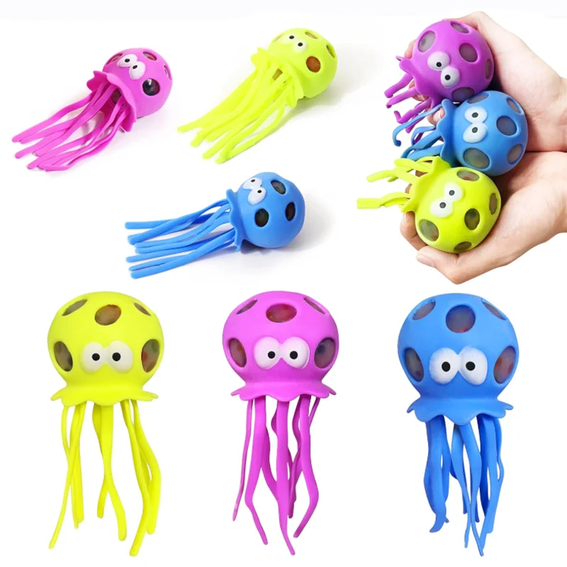 Креативная медуза, пещерный шар, осьминог, играющий в воде, разноцветные бусины, детская игрушка для снятия стресса и вентиляции
Креативная медуза, пещерный шар, осьминог, играющий в воде, разноцветные бусины, детская игрушка для снятия стресса и вентиляции