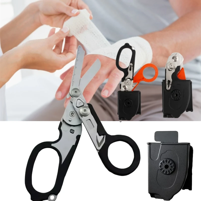 Многофункциональные тактические складные ножницы для оказания первой помощи XIAOTREE, инструмент для выживания на открытом воздухе, комбинированные тактические ножницы из нержавеющей стали
Многофункциональные тактические складные ножницы для оказания первой помощи XIAOTREE, инструмент для выживания на открытом воздухе, комбинированные тактические ножницы из нержавеющей стали