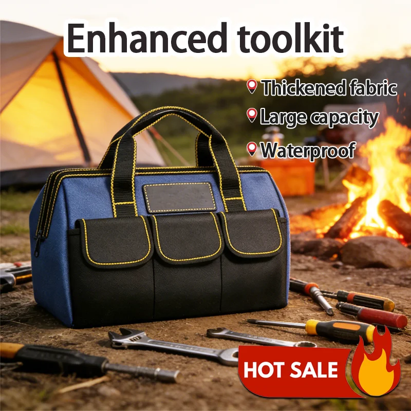 Многофункциональные сумки для инструментов Сумки для электриков из ткани Оксфорд Водонепроницаемые и износостойкие сумки для хранения большой емкости
Многофункциональные сумки для инструментов Сумки для электриков из ткани Оксфорд Водонепроницаемые и износостойкие сумки для хранения большой емкости