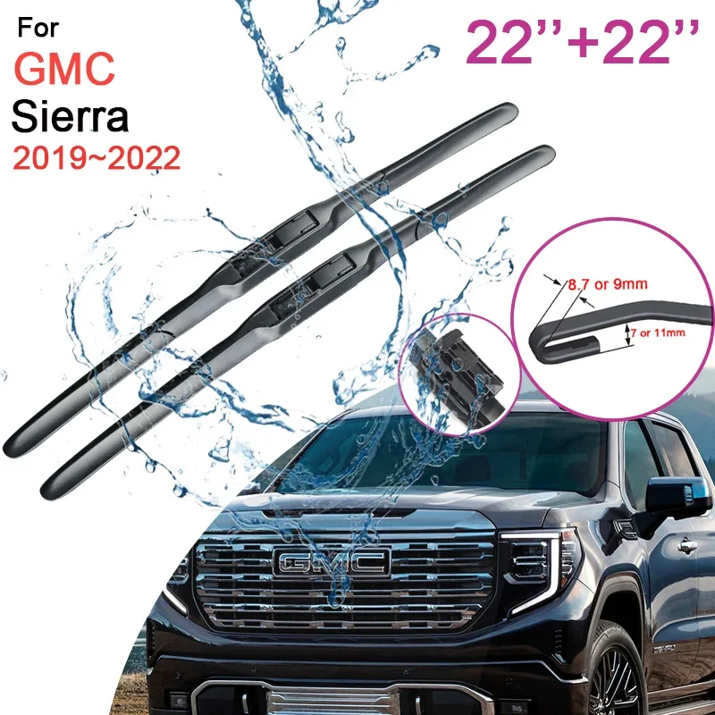 Car Front Windshield Wiper Blades for GMC Sierra Fifth Generation 2019 2020 2021 2022 Frameless Rubber Snow Scraping Accessories
Car Front Windshield Wiper Blades for GMC Sierra Fifth Generation 2019 2020 2021 2022 Frameless Rubber Snow Scraping Accessories