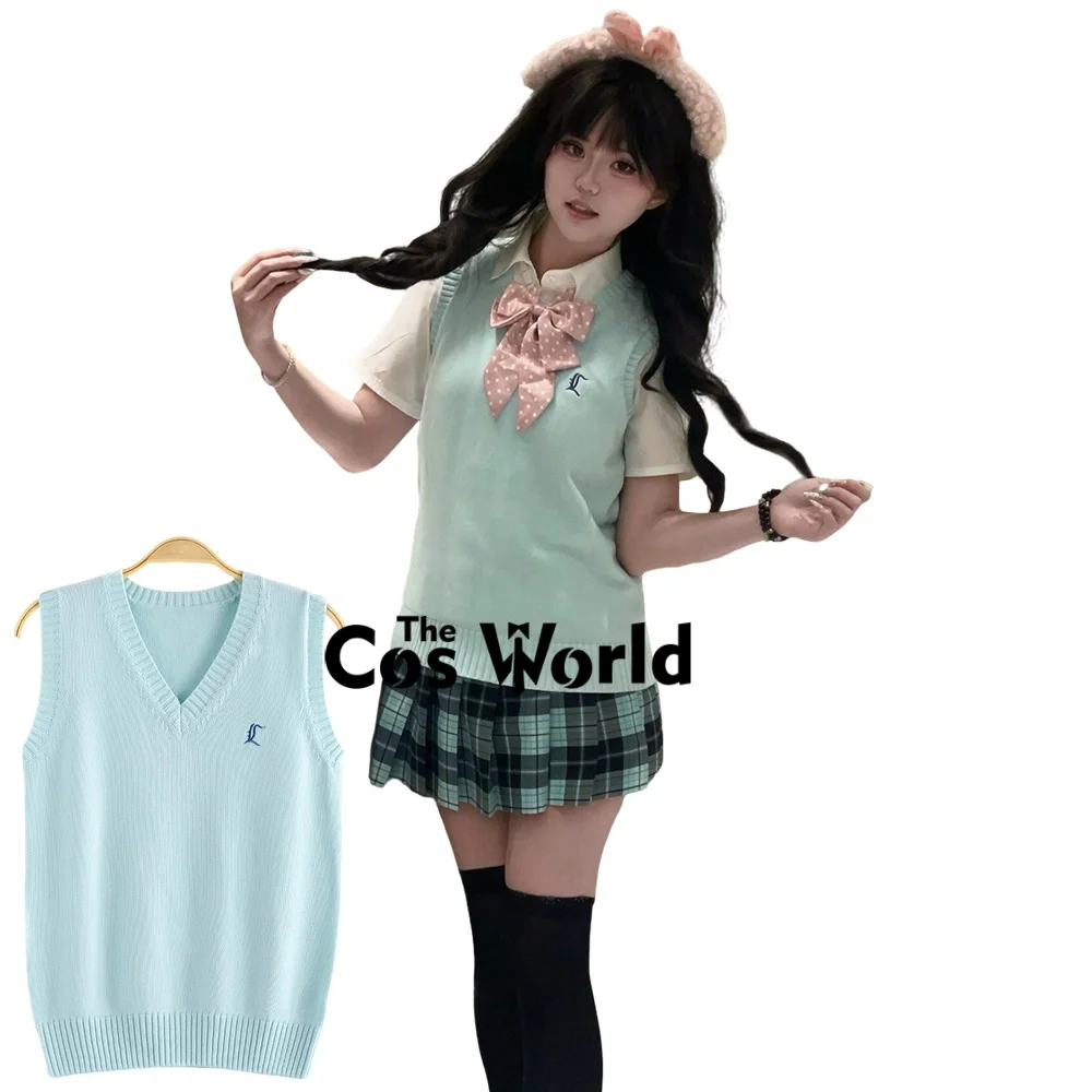 10 Colors XS-3XL Japanese JK School Uniform Knitted Sweater Vest V-neck Sleeveless Sweater Waistcoat Class Student Clothes
10 Colors XS-3XL Japanese JK School Uniform Knitted Sweater Vest V-neck Sleeveless Sweater Waistcoat Class Student Clothes