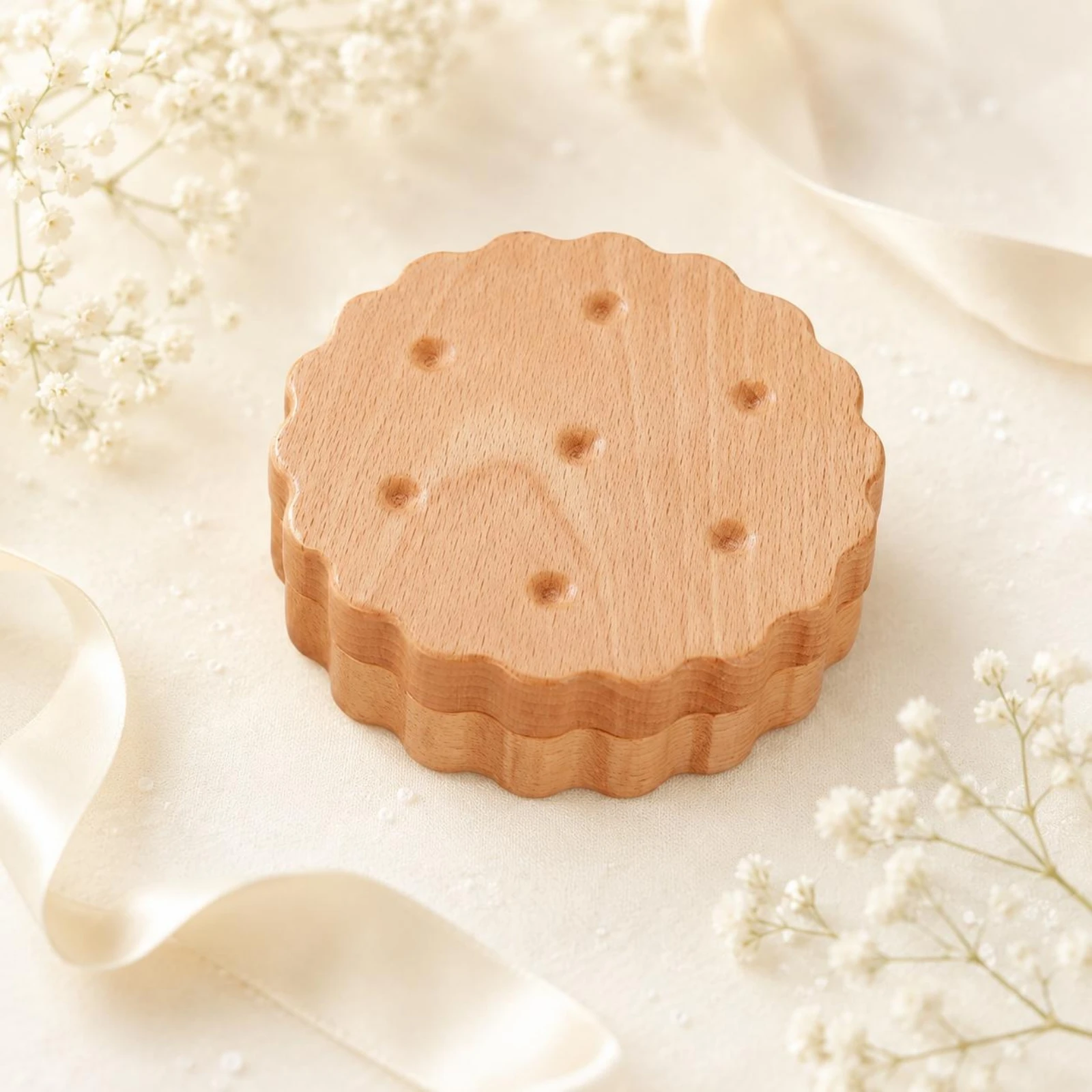 Milk Tooth Keepsake Box Polished Surface Baby Tooth Box Child Memento Wavy Border Recessed Spots
Milk Tooth Keepsake Box Polished Surface Baby Tooth Box Child Memento Wavy Border Recessed Spots