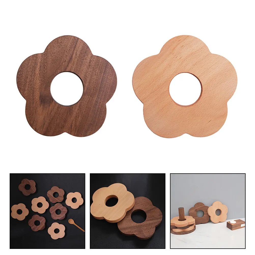 2pcs Natural Wooden Coaster Heat-Insulated Cup Mat For Home Office Decor Creative Flower Shape Mug Bowl Holder Simple Chic
2pcs Natural Wooden Coaster Heat-Insulated Cup Mat For Home Office Decor Creative Flower Shape Mug Bowl Holder Simple Chic
